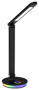 LED RGBW Ściemnialna dotykowa lampa stołowa NEPTUN LED/7W/230V czarna