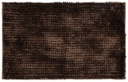 Mata łazienkowa Ella micro ciemnobrązowa, 50 x 80 cm, 50 x 80 cm