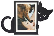 Czarna metalowa ramka stojąca 31x19,5 cm Hidden Cat – Balvi