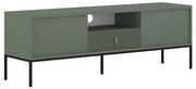 Stolik RTV SUE zielony/czarny