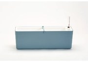 PlastiaSkrzynka samonawadniająca Berberis 60, szaro-niebieski + biały, 60 cm