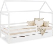 Łóżko dziecięce 207x158x97 cm białe