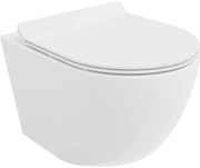 Mexen Lena miska wc Rimless z deską wolnoopadającą slim, duroplast, biała połysk - 30224000