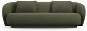 OUTLET Sofa 2-osobowa tkanina Szenil, ciemnozielony 169/102/72 Linden od Mazzini