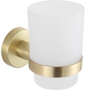 Mexen Remo kubek na szczoteczki, złoty szczotkowany - 7050738-55