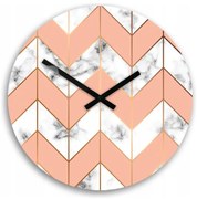 Zegar ścienny nowoczesny z cichym mechanizmem do salonu sypialni okrągły