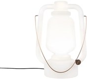 Lampa stojąca biała 51 cm IP44 - Storm Large