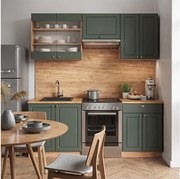 Aneks kuchenny green-gold country/gold power oak 200x60x81.6 fame-line