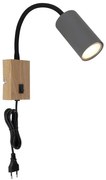 Globo 57911WG - Lampa ścienna ROBBY 1xGU10/25W/230V szaro-brązowa