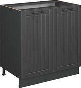 Szafka pod zlew ciemnoszary 80x60x82 fame-line