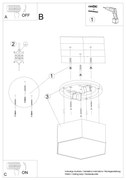 Plafon SUNDE 11 biały SOLLUX  LIGHTING
