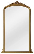 Duże lustro z drewna paulowni - Szer. 120 x Wys.190 cm - Złote - MERRY