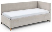 Beżowe narożne łóżko dziecięce 140x200 cm Cool – Meise Möbel