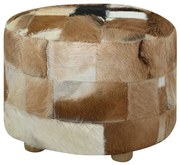 Pufa okrągła skórzana do salonu G8-N25