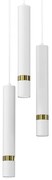 Lampa wisząca JOKER WHITE/GOLD 3xGU10 na kole