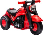 AIYAPLAY Pojazd na biegunach, Motocyklowy design, Muzyka i bańki mydlane, dla dzieci 2-5 lat, Czerwony