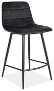 HOKER MILA H-2 VELVET CZARNY STELAŻ/CZARNY BLUVEL 19 SIGNAL