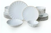 Ceramiczny zestaw talerzy 24 szt. – Hermia