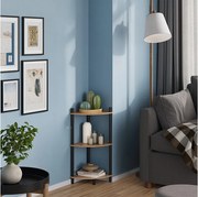 Półka narożna złoty dąb power/antracyt 29x29x72 bivio