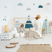 Naklejki na ścianę - Wzgórza i drzewa