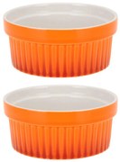 Kolorowe ceramiczne miseczki, kokilki wielofunkcyjne 260 ml - 2szt.