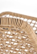 K457 krzesło naturalny, rattan syntetyczny, boho, skandynawski,