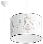 Lampa wisząca PRINCESS 40 biała SOLLUX  LIGHTING