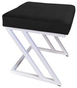 Pufa ZETA LOFT taboret podnóżek podstawa biała MG19