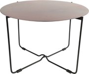 Brązowy metalowy stolik konferencyjny BRIVIO