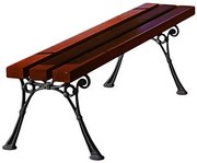 Ławka Miejska Bez Oparcia 150Cm G9-T65