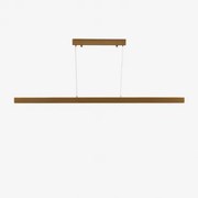 Lampa Sufitowa Wisząca Liniowa Led 120 Cm Z Metalu Nilam Złoto - Sklum