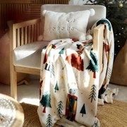 Koc zimowy NUTCRACKER z dziadkiem do orzechów 150x200 HOMLA