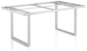 Stelaż stołu Ego Modular Dining 160 x 95 x 68 cm srebrny / stal KETTLER