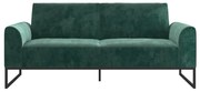 Zielona sofa rozkładana 217 cm Adley – CosmoLiving by Cosmopolitan