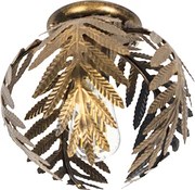 W stylu vintage lampa sufitowa złota 24 cm - Botanica