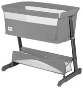 Lionelo - Łóżeczko dziecięce 5 w 1 THOMI PLUS betonowo-szary