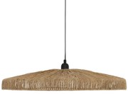 Lampa nad stół w jadalni BELLAMY, pleciony klosz z juty, Ø 58 cm