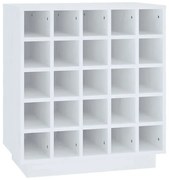 Biała sosnowa szafka na wino E6-G95