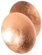 Nowoczesny miedziany okrągły Kinkiet / Lampa scienna 20 cm - Sunrise Nowoczesny Oswietlenie wewnetrzne