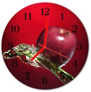 Zegar ścienny okrągły Jabłko