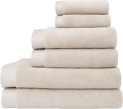 Zestaw promocyjny ręczników MICRO COTTON, 6 szt Jasnobeżowy