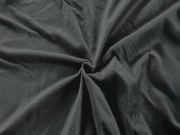 PrzytulneMieszkanie.pl Prześcieradło z mikropluszu NOLVIA 90x200 cm grafitowe