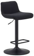 Czarne hokery zestaw 2 szt. 103 cm Zenda – Kave Home