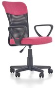Krzesło biurowe LIRI różowe