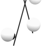 Lampa sufitowa INTER 4xE14, 4 sztuki, kule, białe, czarne