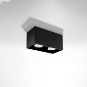 Plafon QUAD MAXI czarny SOLLUX  LIGHTING