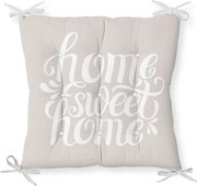 Poduszka na krzesło z domieszką bawełny Minimalist Cushion Covers Home Sweet Home, 36x36 cm