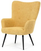 Fotel na uszach YEL3, żółty