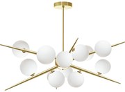 Lampa Wisząca APP998-12CP Złota