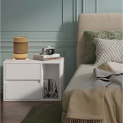 Stolik nocny biały 50x34x34 vimogo